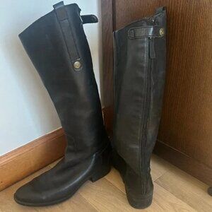 Sam Edelman, women's size 8 black leather boots